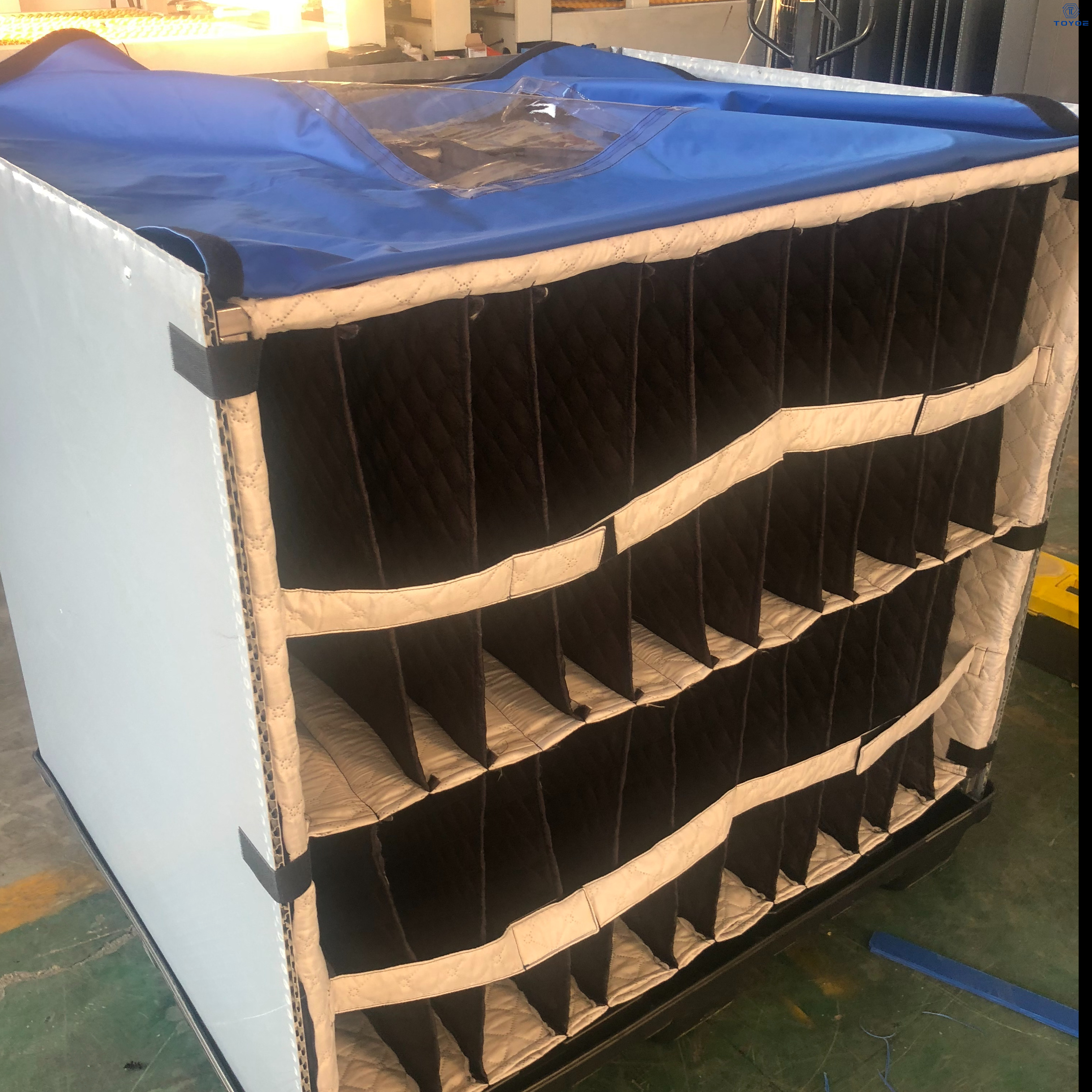 조정 가능한 구획 연동 저장소 상자, 내구성 플라스틱