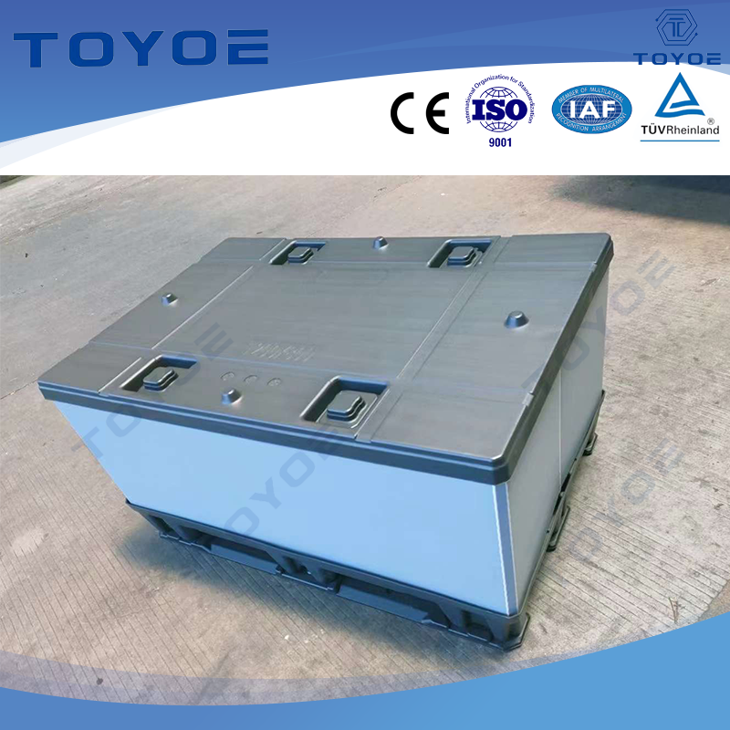 표준 재활용 녹색 HDPE 플라스틱 포장 상자