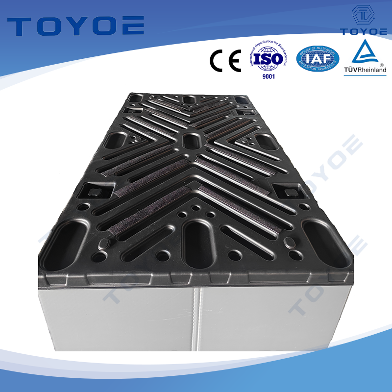 공급망 영웅 컨테이너 - 추적 가능한 맞춤형 QR 코드 + 강화 가장자리