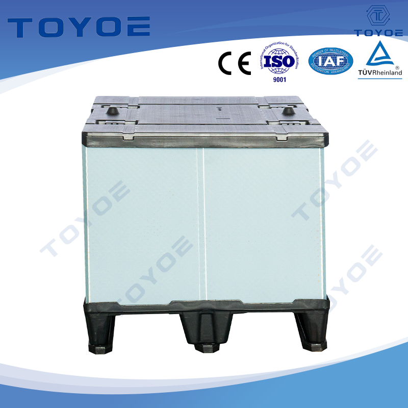 가벼운 중첩 팔레트 박스, 사용자 정의 가능한 치수, 공간 절약 디자인