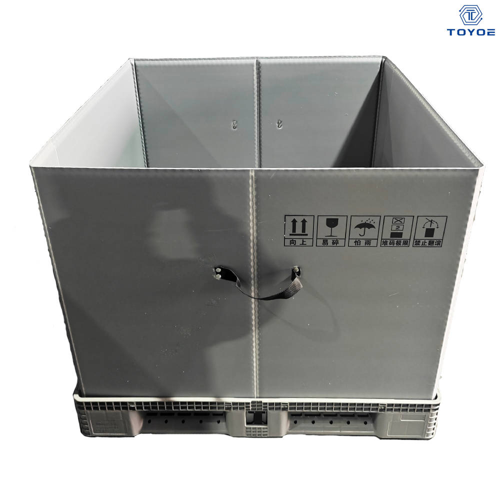 1100*1100*1100mm 무료 샘플은 최소 한 조각의 플라스틱 팔레트 상자에 제공됩니다.