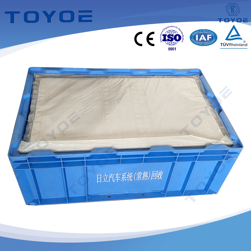 파란색 HDPE 접이식 도구 상자